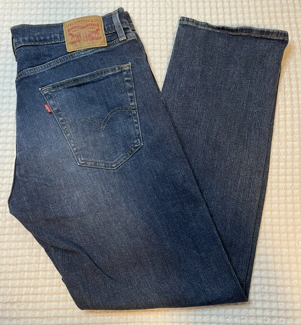 Levi's Levi Strauss 505 Blue Jeans Denim Reg. Straight Leg Red Tag 36 x 32