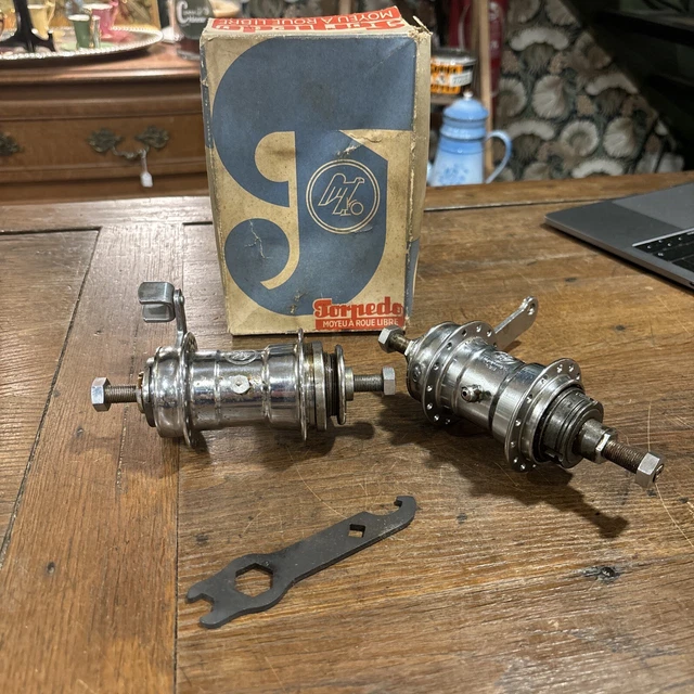 MOYEU TORPEDO 1930'S frein à rétropédalage / NEUF D’ÉPOQUE Avec Boîte D