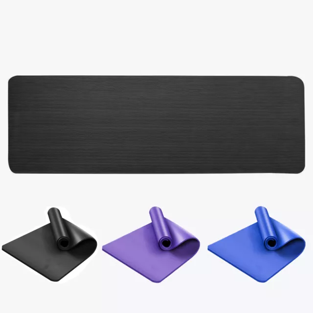 Yoga Mat Pad 10/15/20MM Thick Durable NBR Nonslip Exercise Fitness Pilate Gym