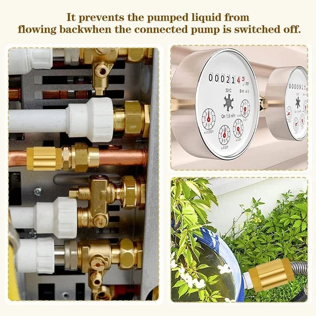 Clapet Anti Retour Laiton 1"1/2 ''YORK'' - La Bonne Pompe