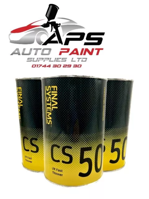x3 FINAL SYSTEMS 2K Più sottile Veloce CS50 1L Forniture Corpo Vernice Primer
