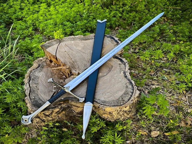 Hand Forged Steel Viking Sword, Battle Ready / Sharp Sword - Best Christmas Gift