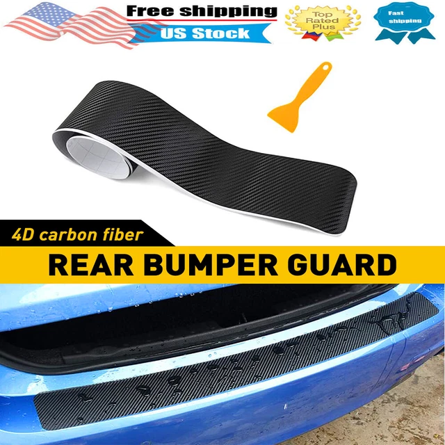 Sticker Rear Bumper Guard Sill Plate Trunk Protector Trim Cover Accessories 90cm