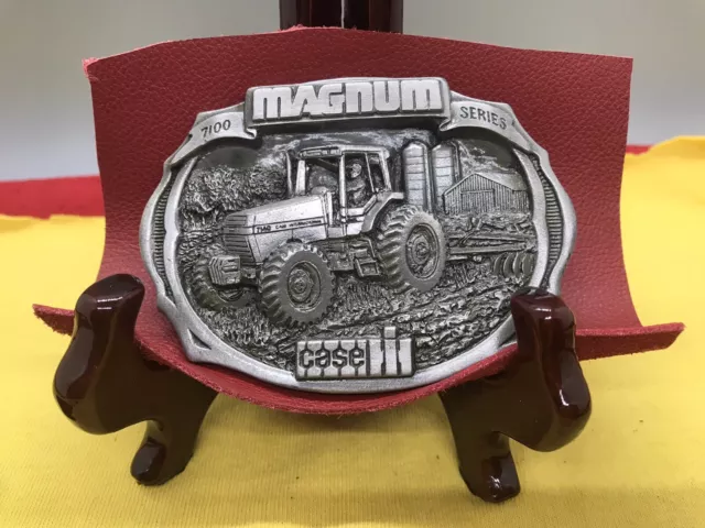 Case IH 1987 Limited  Edition  7100  Tractor Magnum FIRST Belt Buckle  #23-82