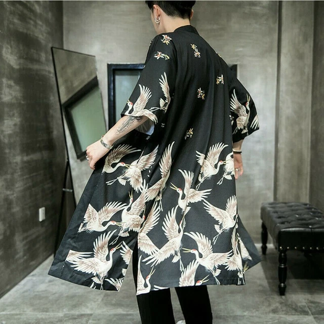 UK Femme Japonais Kimono Manteau Floral Yukata
