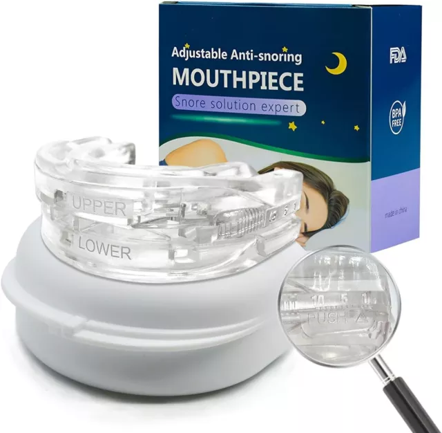 Stop Snoring Aids Mouthpiece Sleep Mouthguard Mouth Guard Aid Anti-Snore Device