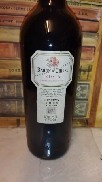 Vino 1999 Reserva Rioja Baron De Chirel 75cl 13.5% 2