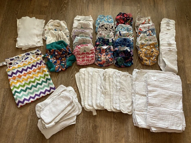 HUGE BUNDLE 2 PART reusable nappies.Mama Koala Blueberry Alva