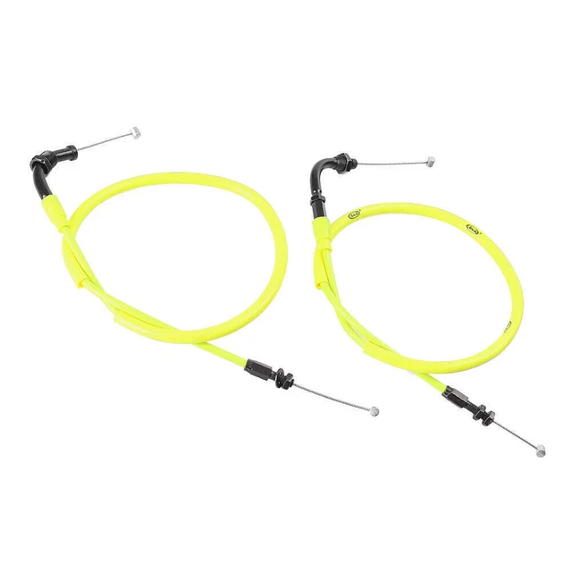 Moto Accelerator Lines Cavi Acceleratore per Honda CBR600RR 2007--2012 08 Giallo
