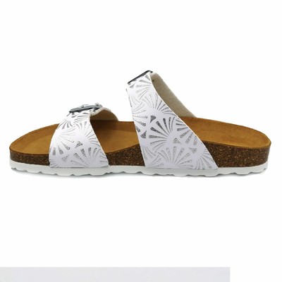 CIABATTE DONNA ESTIVE da Casa Pantofole Aperte con Plantare Pelle Bianche  36 37 EUR 25,00 - PicClick IT