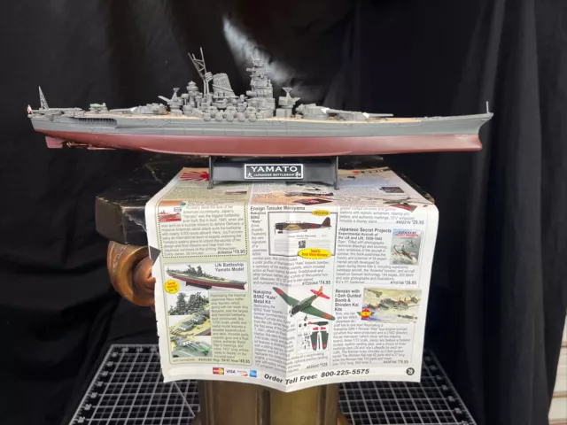 2009 Diecast Model Japanese Battleship Yamato WWII  Forces Of Valor 86004 1:700