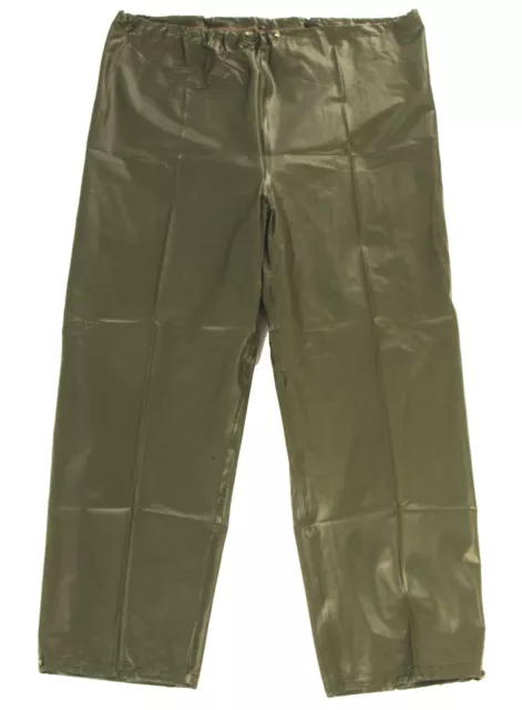 Schwedische Armee Regenhose M59 Gummi Nässeschutzhose Überhose gummiert