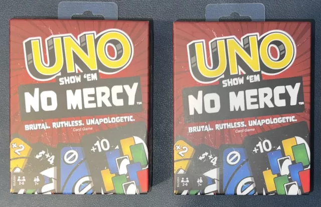 UNO Show 'Em No Mercy!! SEALED🔥Card Game! BRAND NEW! Tik Tok Trend!  🔥FAST✈️