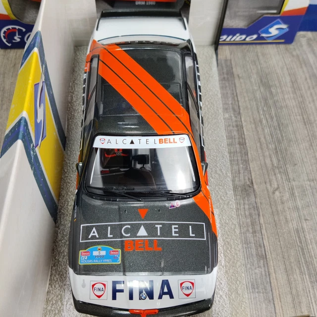 Voiture Solido Bmw E30 M3 Group A Rallye Ypres 1990 #5  1:18 Neuf B.  S1801519 9