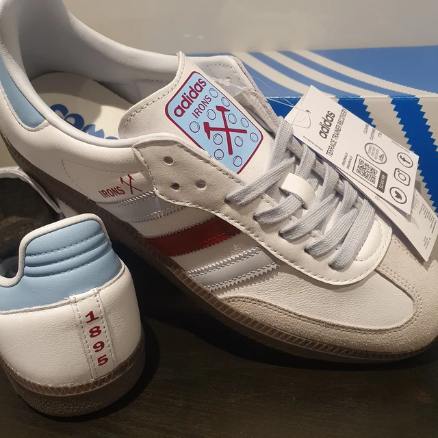 adidas gazelle silver green womens Claret and Blue Adidas Gazelle Custom Trainers