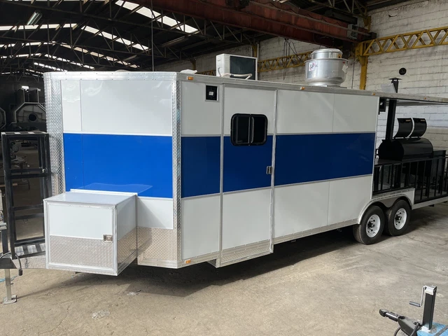 25’x 8.5' CONCESSION SMOKER DECK BBQ FOOD RESTAURANT CATERING FOOD TRAILER