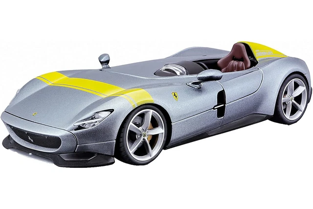Bburago Ferrari Monza SP1 - Modèle 1/24 En Jaune - Collection à Exposer