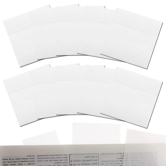 500 Sheets Transparent Sticky Notes Clear Sticky Notes Pads, Clear