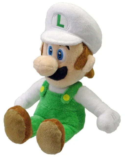 Super Mario: Fire Luigi - 9'' Plush
