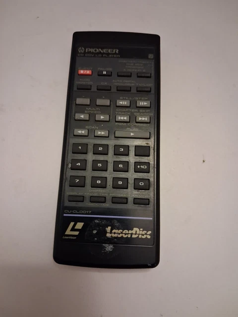 Telecomando Pioneer CU CLD 072 Usato – Originale Per Lettori CLD – Modificato Ma Funzionante