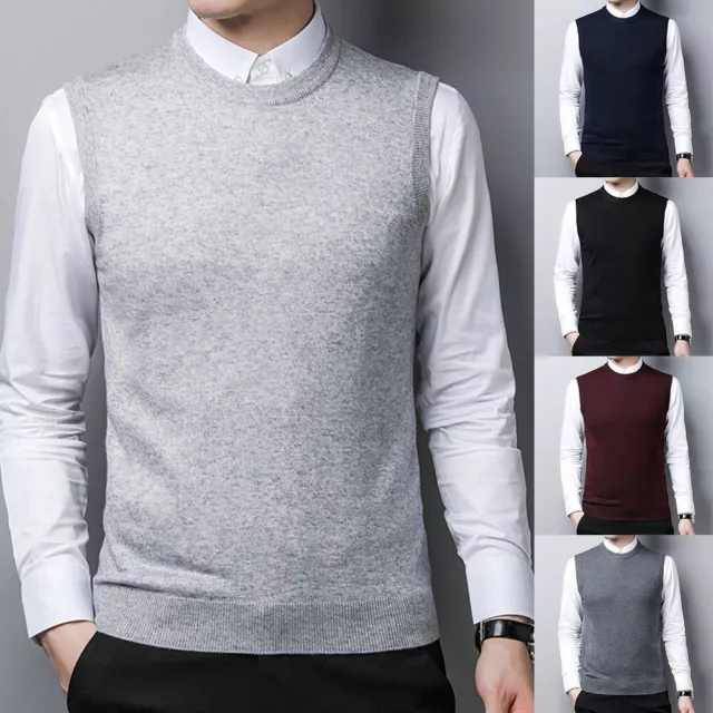 Top Male Pullover Vest Comfy Sweater Tank Top Daily Fashion Holiday Mens