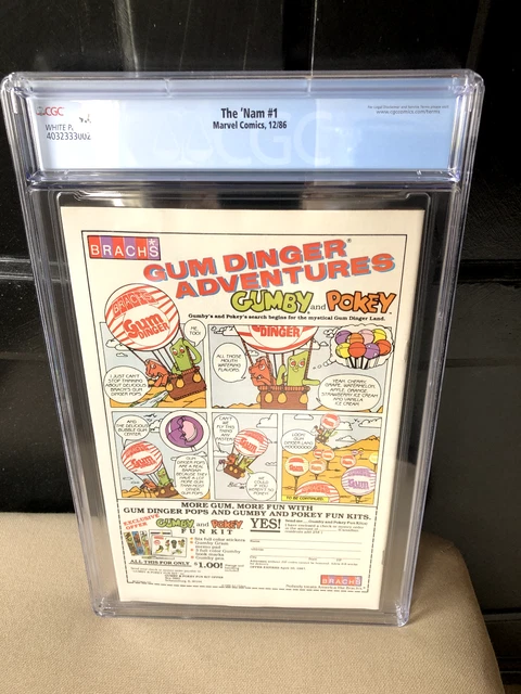 🔑💎🔥 The Nam #1 CGC 9.4 Marvel Comics 1986 First Print Michael Golden Vietnam 2