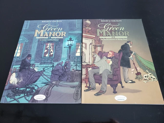 Green Manor Vol 1-2 Complete Set by Bodart and Vehlmann Cinebook OOP