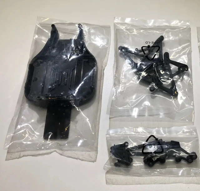 Losi Mini-T 1.0 Chassis Set Kit Shock Towers Extended Body Mounts Body clips