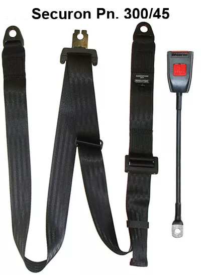 NEW Securon Seat Belt 300/45 Static Adjustable Lap & Diagonal Belt x1