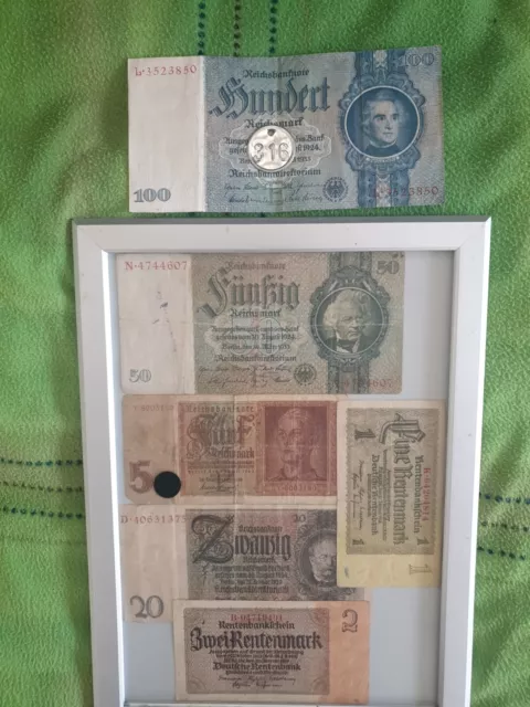 reichsmark banknoten konvolut