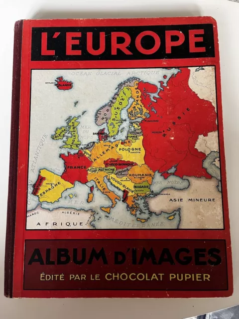 Album d'Images  Chocolat PUPIER L’Europe