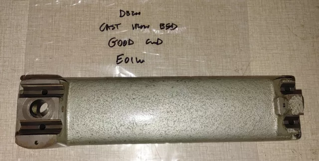 Emco Unimat DB200 Lathe Cast Iron Bed E01W