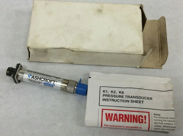 Ashcroft ASH-K1-5-M02-42-B4 Transducer 4-20ma 150psig