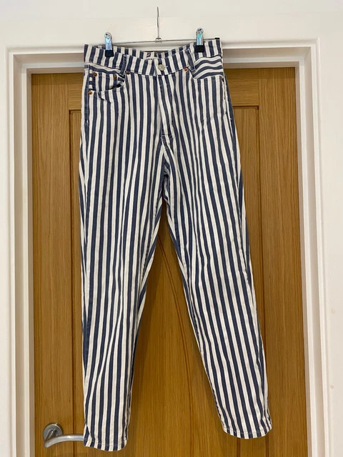 Pull and bear striped trousers top