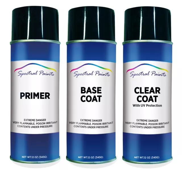 For Dodge PBS Deep Water Blue Pearl Aerosol Paint Primer & Clear Compatible