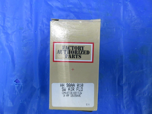 Nib Carrier Fap Combustion Air Flow Hh-98Aa-10 Sail Micro Switch 10A 125/250V 90