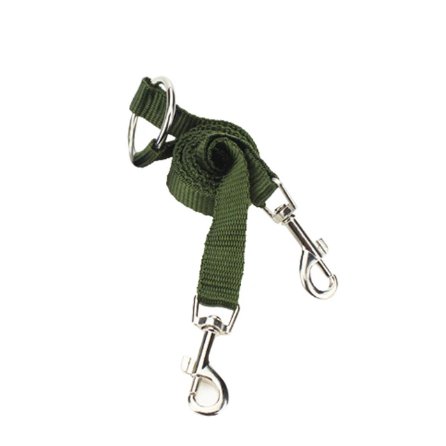 Correas dobles para perros caminar y controlar 2 perros cinturón de nailon mascota perro tracción
