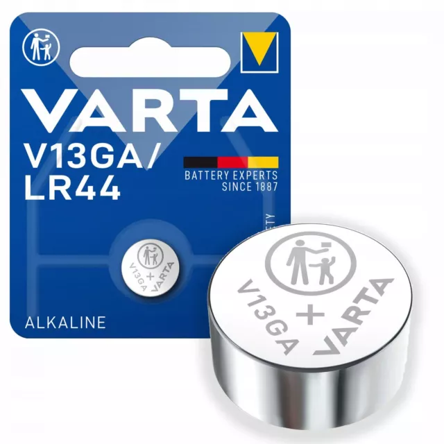 Pile LR44 AG13 V13GA L1154 LR1154 GPA76 1,5V alcaline Varta LIVRAISON  GRATUITE
