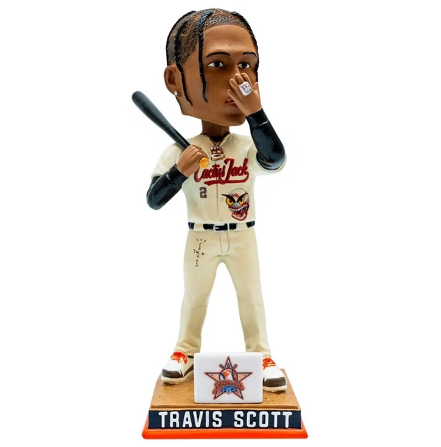 TRAVIS SCOTT CACTUS Jack 2024 HBCU Classic Bobblehead Astros PreSale