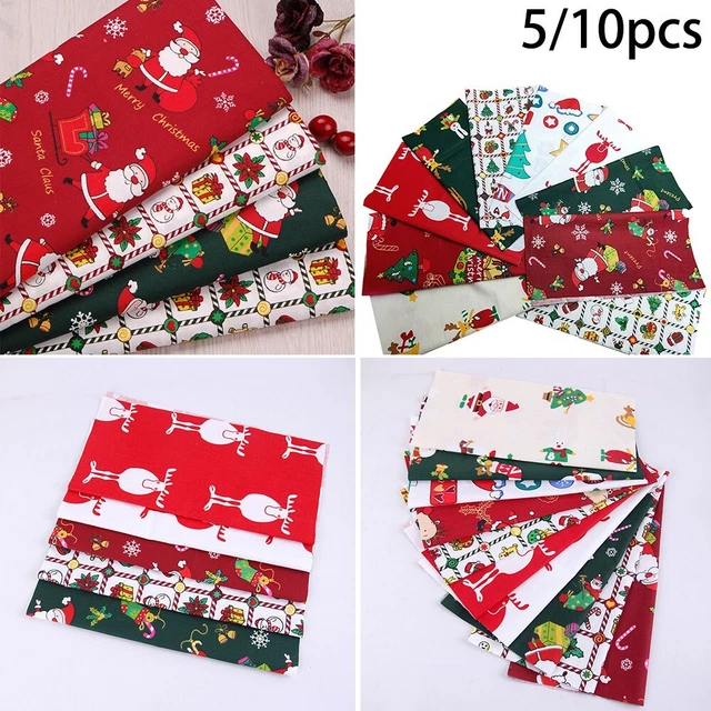 Neu Heiß Baumwollstoffe 25 * 25cm Quadrate Quilten Baumwolle DIY Dekor