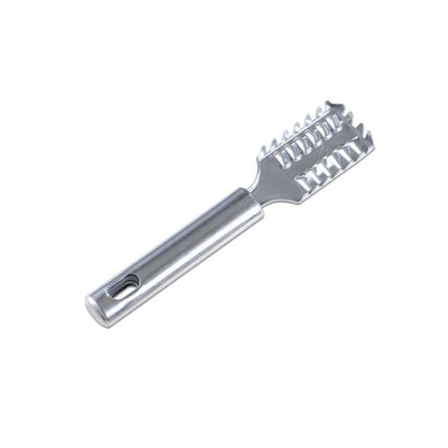 2 Raschietti Per Carne Di Cocco In Acciaio Inox - Multiuso Per Pelare Pesce, Grattugiare E Affettare - Utensili Da Cucina Professionali - 2