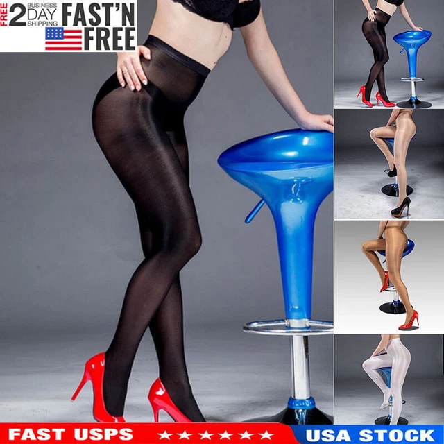 70D Women's Sheer Pantyhose Shiny Glossy Glitter Tights Stockings Club Dance