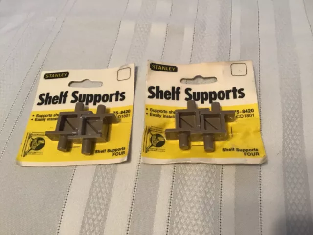 Stanley 75-8420 / CD1801 Shelf Plastic Supports , Tan, 4 Pieces