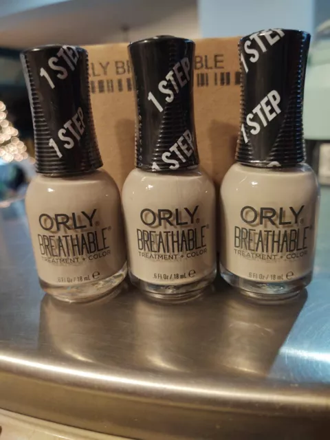 3 Orly Breathable Nail Polish + Treatment   Staycation  0.6 fl oz 20964