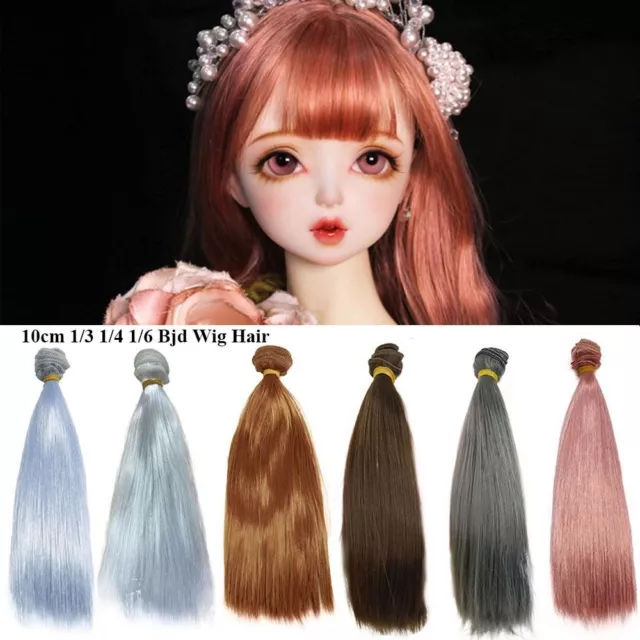 High-temperature Wire Wig Hair Long Straight DIY Dolls Accessories Doll Wigs