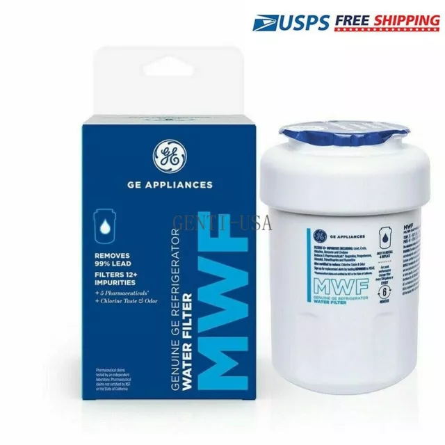 (1-Pack) GE MWF Genuine Smart Water Filter Removes 99% Lead NSF Certified