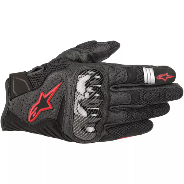 Alpinestars SMX-1 Air V2 Gloves - Black/Red - Large 3570518-1030-L