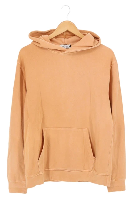 Felpa con cappuccio Topman uomo arancione taglia S