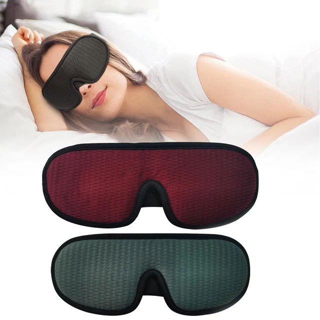 Eye Mask 3D Soft Padded Sleep Sponge Eye Cover Travel Aid Rest Blindfold Shade