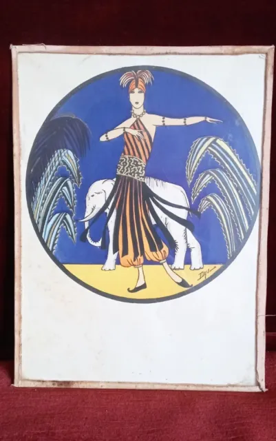 Dessin/ Gouache /1920/Art Déco/Femme Mode Paris/Elégante/Années folles/Fashion